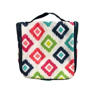 Thirtyone Colorful Geometric Patterned Bag cosmetic makeup travel bag storage 31